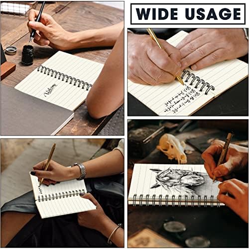 Jutom 18 Pcs Small Spiral Notebook Memo Pad 3x5, Kraft Color - Image 6