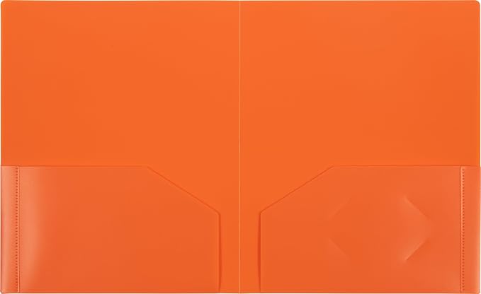 JAM PAPER Heavy Duty Plastic 2 Pocket Extra Tough School Folders - Assorted Fashion Colors - Bulk 144 Folders/Box (24 Assorted Packs of 6) - Image 6