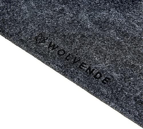 Premium Felt Desk Mat | Small 12" x 27.5" Multifunctional Desk Pad for Home Office | Dark Gray - Image 4