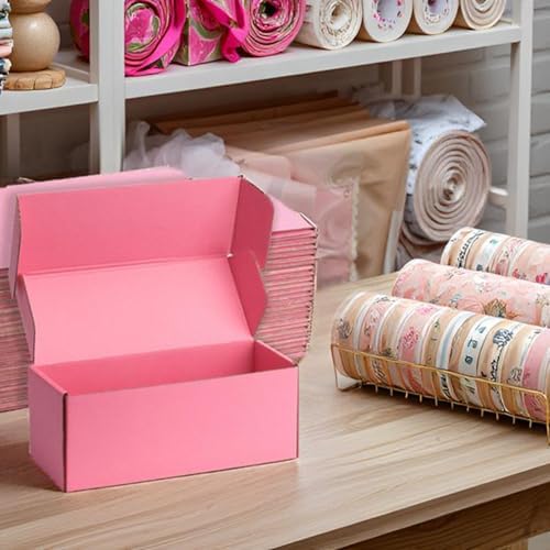 Pink Shipping Boxes 10x4x4 Inches, 20 Pack - Image 6