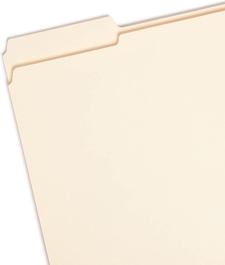 Smead File Folder, Reinforced 1/3-Cut Tab, Letter Size, Manila, 100 Per Box (10434) - Image 2