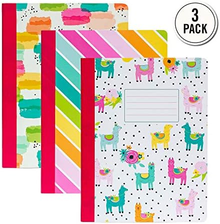 Pukka Pad, Carpe Diem Composition Notebooks - 3 Pack of Journals Featuring 140 Pages of College Ruled 80GSM Paper with Sturdy Cover Stock - 9.75 x 7.5in - Color Wash - Image 2