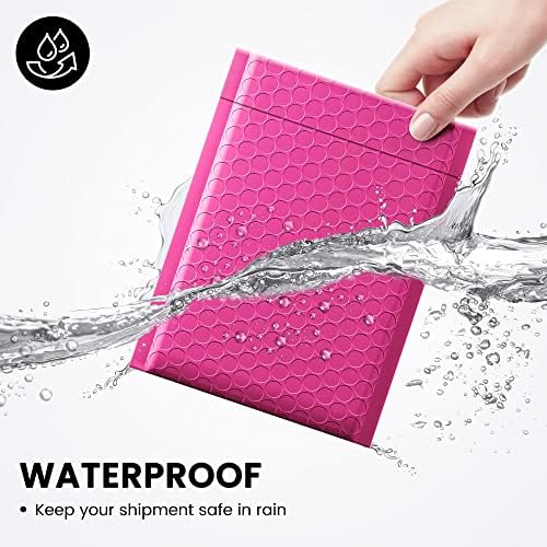 Fuxury Bubble Mailers 6x10" 100 Pack Pink Thick Padded Envelopes - Image 5