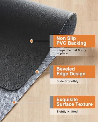 Carvapet 36x48 Office Chair Mat for Carpet Hardwood Floor Protector Rug - Image 5