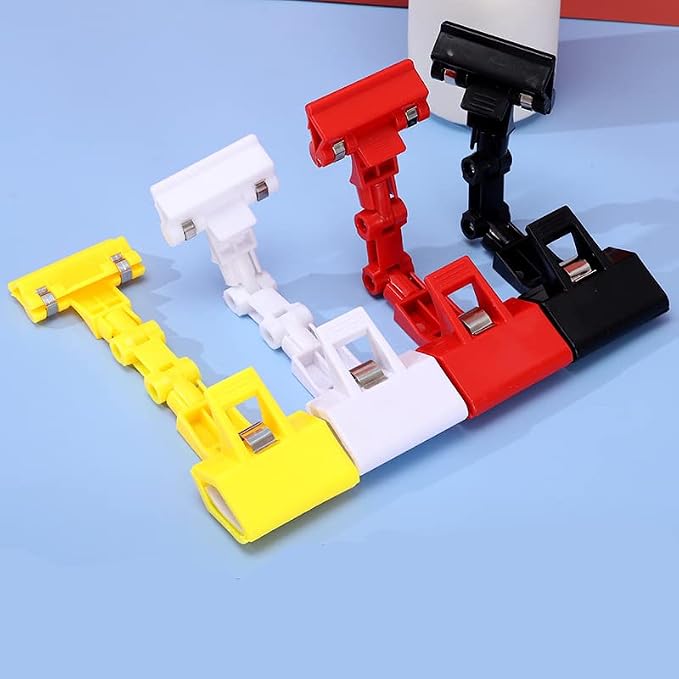 Paper Holder for Typing,Clip Copy Holder for Computer Monitor,Document Desk Clamp, Pack of 2 (White) - Image 4
