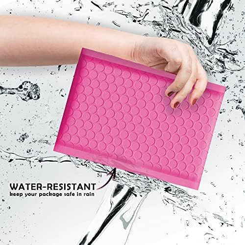Yens Bulk Hot Pink Poly Bubble Mailers 10.5x16 200 Pack Usable 10.5x15 - Image 4