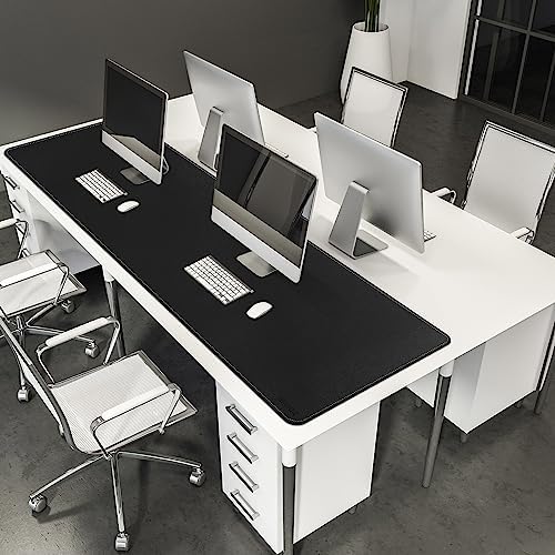 CENNBIE Leather Desk Mat, 71" x 19.6" Large Mouse pad for Desk (Black) - Image 5