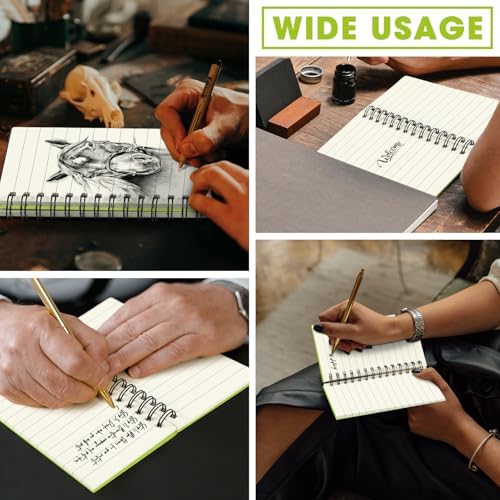 Jutom 18 Pcs Small Spiral Notebook Memo Pad 3x5, Light Green - Image 5