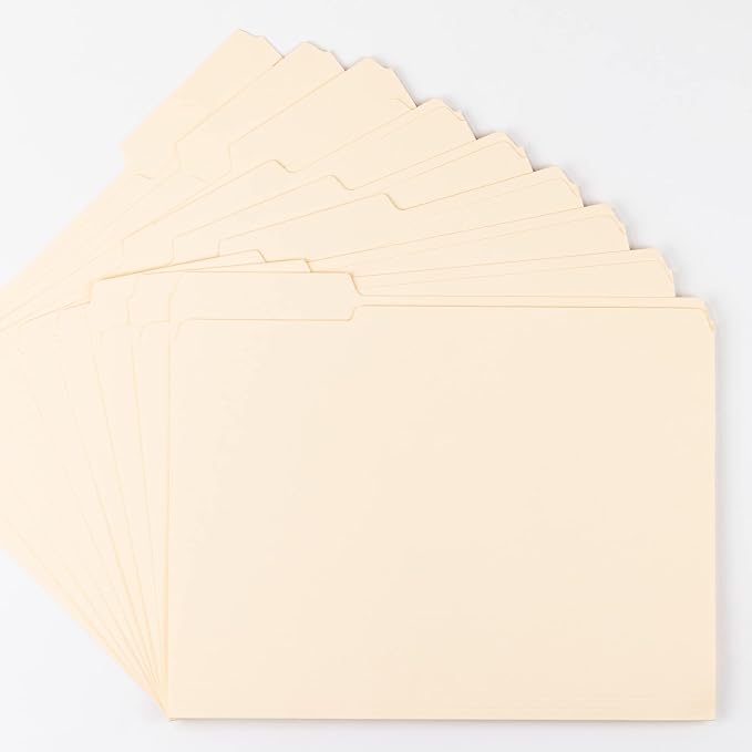 Smead File Folder, Reinforced 1/3-Cut Tab, Letter Size, Manila, 45 Per Box (10438) - Image 4