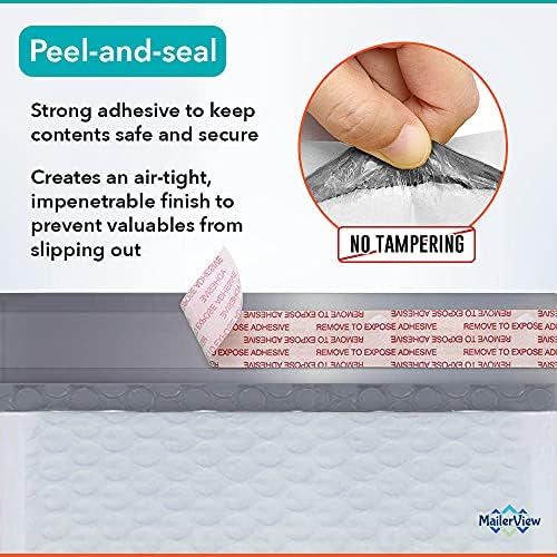 Bubble Mailers 9.5x14.5, Self Seal Poly Padded Envelopes #4, 100 Pack Bulk - Image 3
