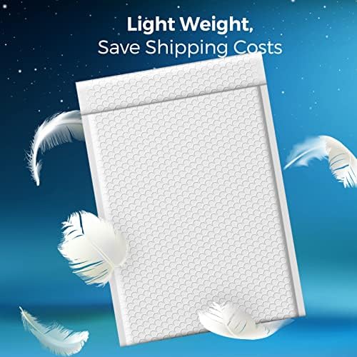 Fuxury White Bubble Mailers 10.5x16" 40 Pack,Padded Envelopes Self Seal - Image 6