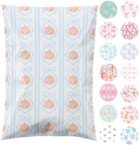 Pretty Package Store Poly Mailers 10x13, Blue Pumpkin, 100 Pack by PrettyPackageStore