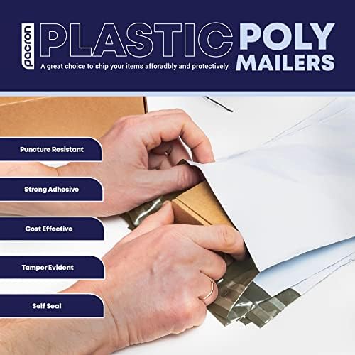 Poly Mailers 12x15.5, 200-Pack Waterproof Self-Seal Tear-Resistant - Image 2
