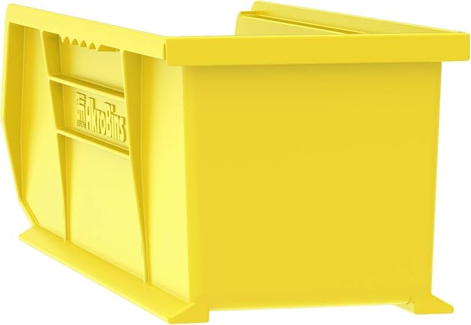 Akro-Mils 30234 AkroBins Plastic Storage Bins, 15"x5"x5", Yellow, 12-Pack - Image 6