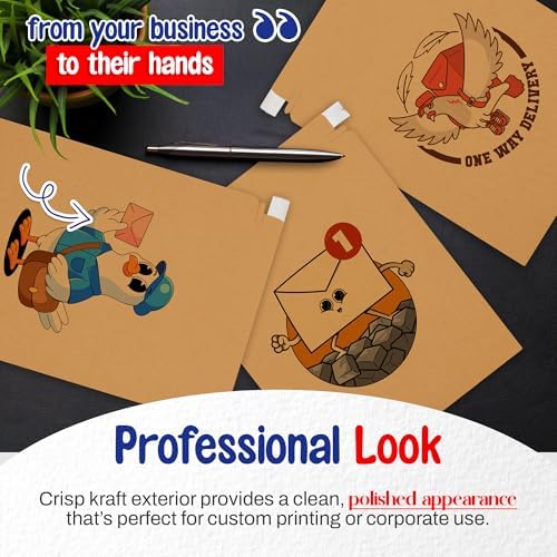 MT Products Custom Printed Mailer Envelopes with Self-Seal Tape 11" x 13.5" – Keeps Delicate Items Safe - Image 6