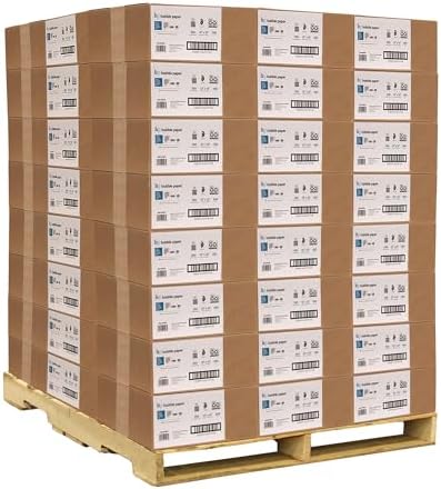 Elementree Paper Bubble Wrap Sheets for Packing, Moving, & Shipping - 84-Carton Pallet (21,000 Sheets) - 12" x 12" - Kraft Bubble Paper - Recyclable Cushioning Wrap - Made in the USA (01913PAL) by Elementree