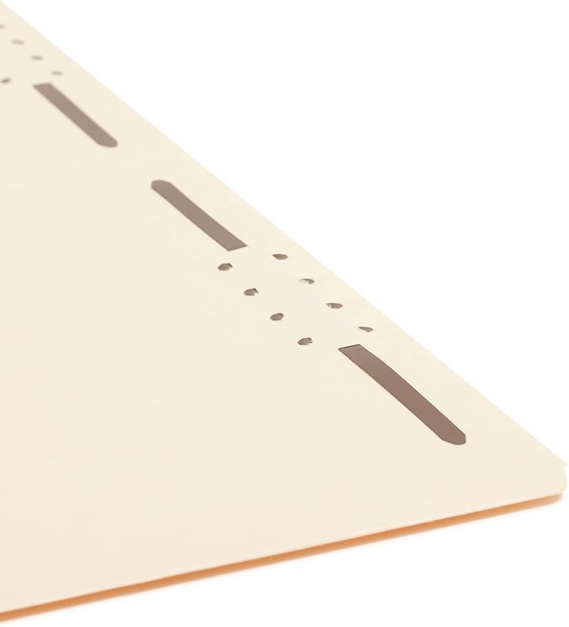 Smead Fastener File Folder, 2 Fasteners, Straight-Cut Tab, Legal Size, Manila, 50 per Box (19513) - Image 6