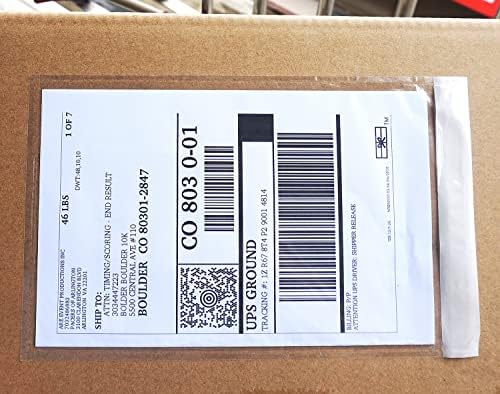 (1000 Pcs) Premium 6''x10'' Packing List Envelopes, Tailored Size for Letter-size Paper Folded in Half, Adhesive Shipping Label Pouches/Sleeves by BEUYIwarehouse