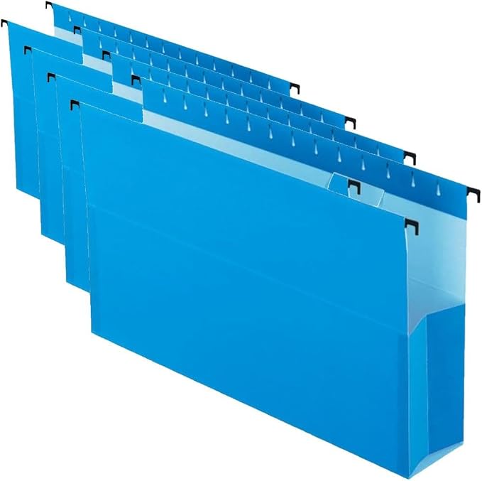 Pendaflex Hanging Files, Blue (PFX59303), Legal (Pack of 4) by TOPSProducts