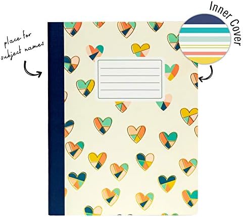 Pukka Pad, Carpe Diem Composition Notebooks - 48 Pack of Journals Featuring 140 Pages of College Ruled 80GSM Paper with Sturdy Cover Stock - 9.75 x 7.5in - Floral Love - Image 5