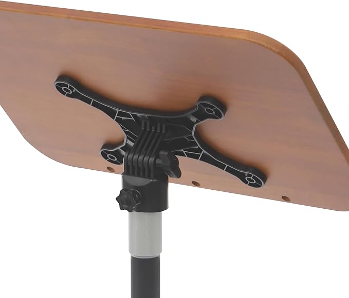 Sheet Music Stand & Desktop Book Stand, Music Book Holder Stand,Wooden Portable Sheet Music Table Stand Height Adjustable from 31.5-51.2in with Book Stand Support - Image 5
