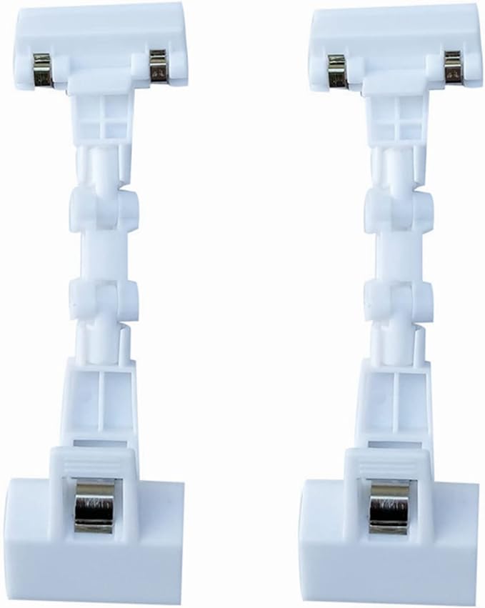 Paper Holder for Typing,Clip Copy Holder for Computer Monitor,Document Desk Clamp, Pack of 2 (White) by MeYouRowC