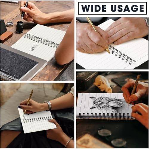 Jutom 18 Pcs Small Spiral Notebook Memo Pad 3x5, Glitter Black,Grey,Coffee - Image 6