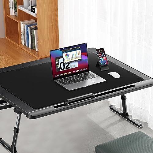 Cacoy 36"x20" XXL Leather Desk Mat Black, Waterproof Desk Blotter Protector - Image 4