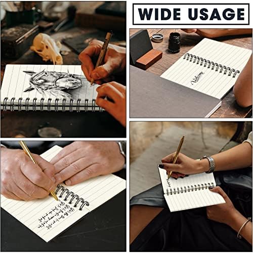 Jutom 18 Pcs Small Spiral Notebook Memo Pad 3x5, Black - Image 4