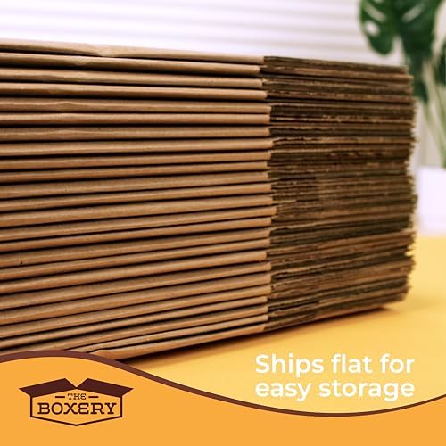 The Boxery 18"x12"x4" Corrugated Shipping Boxes 25-Pack - Image 6