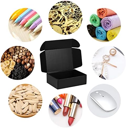 7x5x2 inch Black Shipping Boxes for Small Business- Set of 25 - Image 7