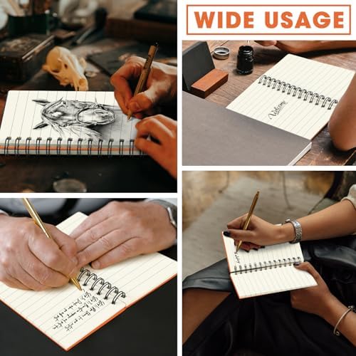 Jutom 18 Pcs Small Spiral Notebook Memo Pad 3x5, Orange - Image 6