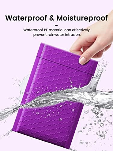 GSSSUSA Purple Bubble Mailers 4x8 Inch 50 Pack Small Padded Envelopes - Image 5
