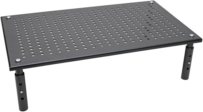 Tripp Lite Computer Monitor Stand, Adjustable Height, 18 x 11 in., Metal, Black (MR1812M) - Image 3