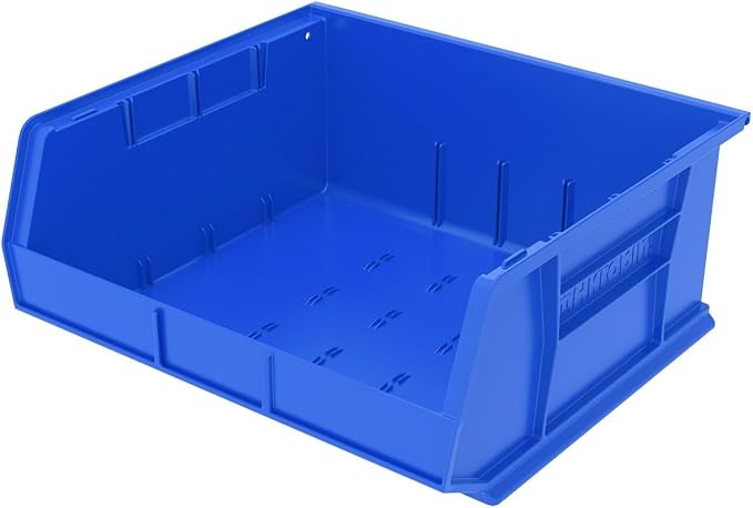 Akro-Mils 30250 AkroBins Plastic Storage Bins, 15"x16"x7", Blue, 6-Pack | Space-Saving Stackable Bins for Garage, Pantry, Craft Organization - Image 14