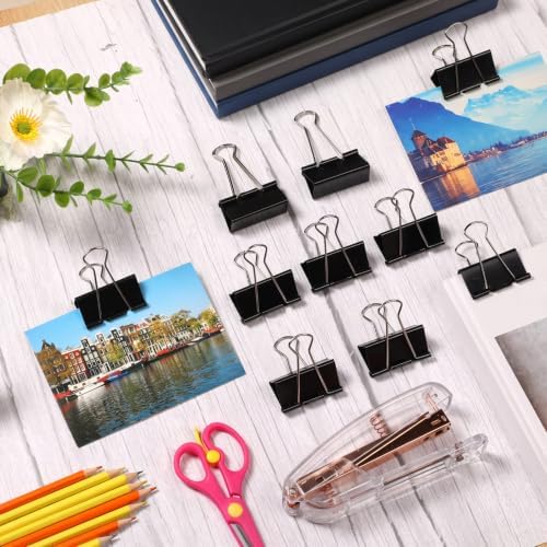 Jetec 100 Pcs Extra Large Binder Clips 2 Inch Binder Clips Bulk, Black - Image 7