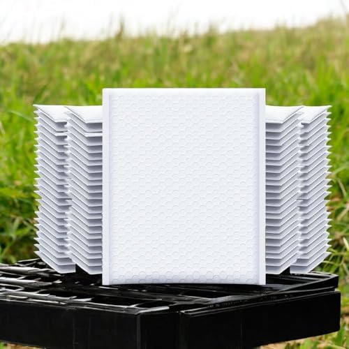 iMBAPrice 10.5x16 Inches White Color Polybubble Bag, 100-Pack Large Size #5 Self Seal Poly Bubble Mailers Padded Packing Envelopes (Total 100 Bags) - Image 7
