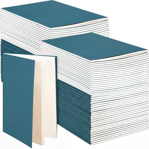 Mimorou 100 Pcs A5 Journals Notebooks Bulk,Dark Green,Lined by Mimorou