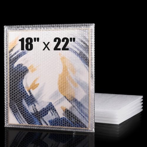 Dunzoom 5 Pack 18 * 22 Inch Extra Large Bubble Pouches, Non-adhesive Strip by Dunzoom