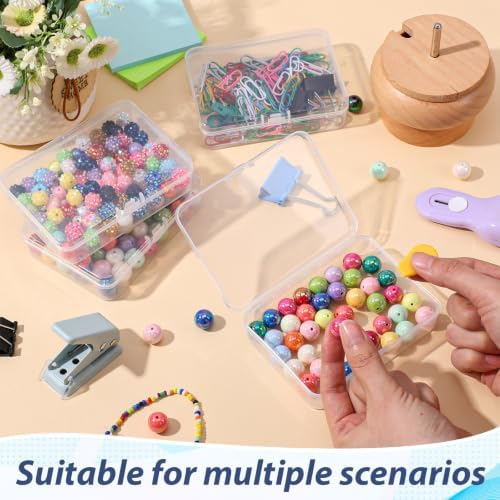 Wenqik 40 Pcs Crayon Box, Plastic Clear Organizer for Classroom - Image 6