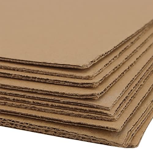 HOZEON 70 Pack 11 x 14 Inch Brown Corrugated Cardboard Sheets, 2mm Thick Cardboard Sheets, Flat Cardboard for Packing, Mailing, DIY Crafts - Image 3