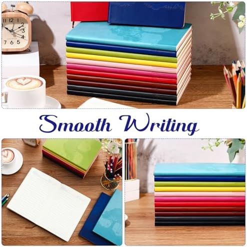 TaoBary A5 PU Leather Journals Bulk Colorful Tree Journal Notebook Soft Leather Cover Lined Ruled Writing Notebook for Back to School Office Group Team Volunteer(Bright Colors,84 Pcs) - Image 5