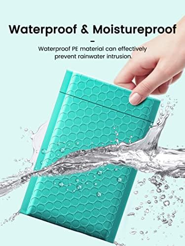 GSSUSA Teal Bubble Mailers 4x8 50 Pack, Self Seal Padded Envelopes - Image 5