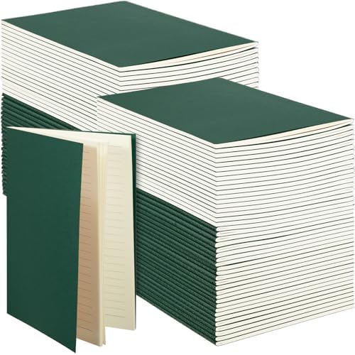 Mimorou 100 Pcs A5 Journals Notebooks Bulk,Green,Lined by Mimorou