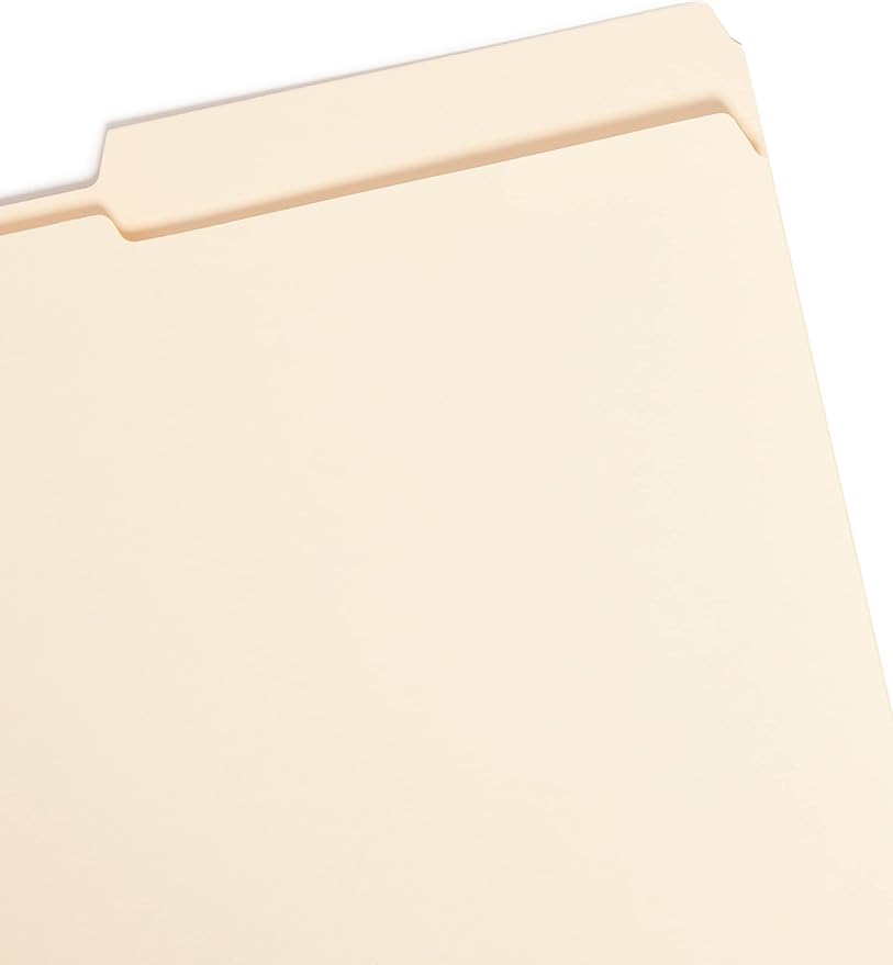 Smead File Folder, Reinforced 2/5-Cut Tab Right Position, Legal Size, Manila, 100 Per Box (15386) - Image 2