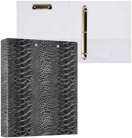 3 Ring Binder 1.5 Inch Clipboards Binders with Interior Pockets Round Ring Binder for Office Supplies and School by KICPOAY