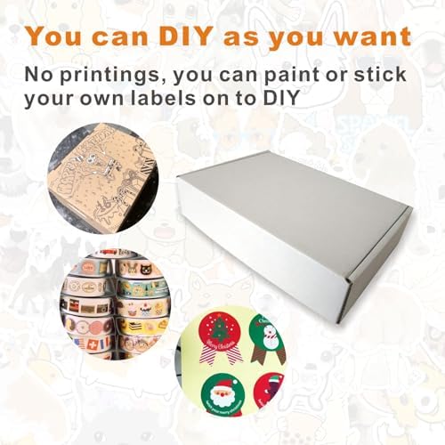 9x6x2'' Corrugated Mailer (25 Pack), Cardboard Shipping Boxes, Oyster White (CM962-25) - Image 4