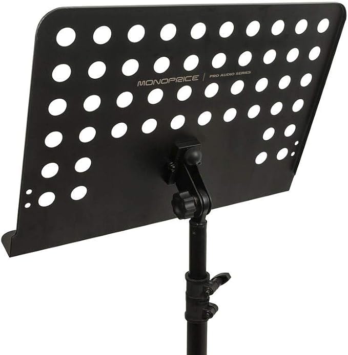 Monoprice Tripod Sheet Music Stand - Adjustable and Heavy-Duty, Black - Image 3
