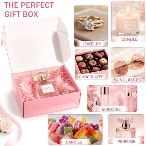 6x4x2 in Boxes for Shipping Small Business, 50 Pack Cute Pink Mailer Boxes, Corrugated Mailing Boxes Bulk - Image 6