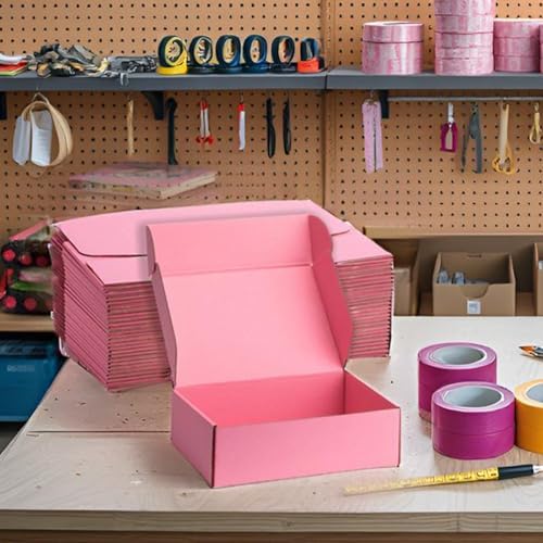 Pink Shipping Boxes 10x8x3 Inches, 20 Pack - Image 4